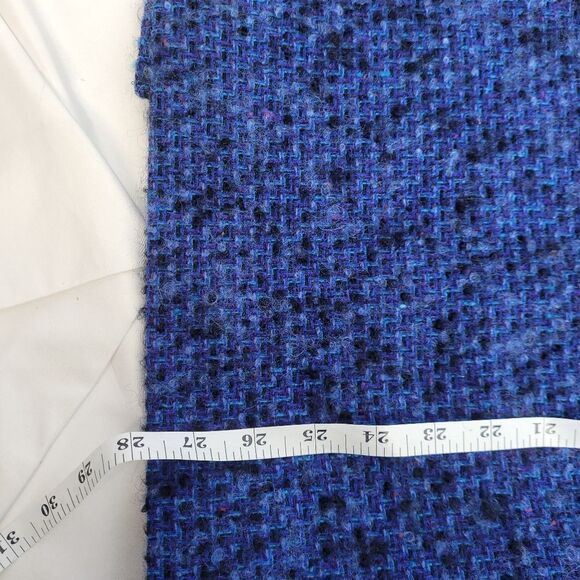 VINTAGE 70s Pendleton suit blue tweed academia wool skirt set S/M - Picture 11 of 14